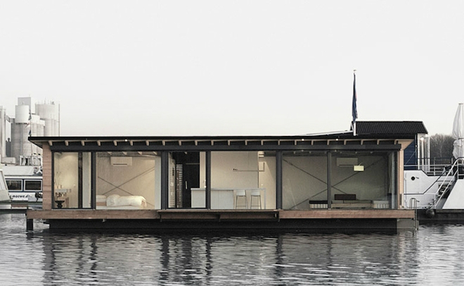Berlin Lake Rummelsburg Houseboat